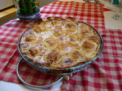 Recette de tarte aux pommes à la crème légère