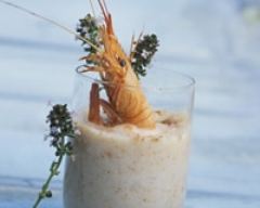 Recette crème de crevettes au paprika et fleur de thym