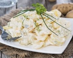 Recette salade de pommes de terre aux oignons