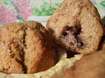 Recette de muffins à la pâte à tartiner ovomaltine