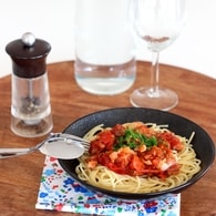 Recette de spaghetti tomate et lardons