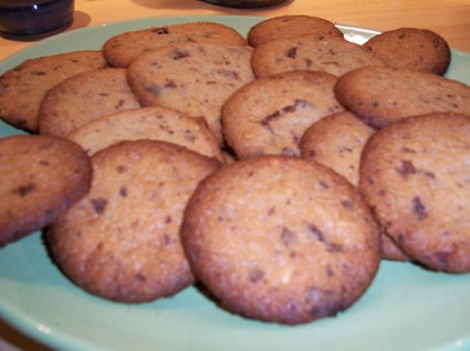 Recette de cookies chocolat /noisette