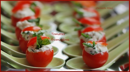 Recette de tomates fromagères