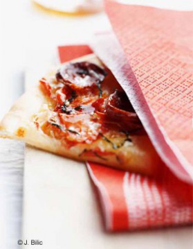 Pizzette chorizo pour 4 personnes