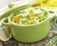 Recette salade de chou vert et carottes