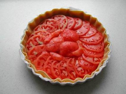 Recette de tarte croustillante à la tomate