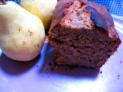 Recette de cake aux poires et noix de pécan