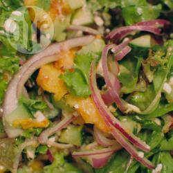 Recette salade estivale aux pêches – toutes les recettes allrecipes