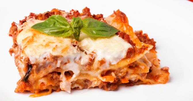 Recette de lasagnes allégées au boeuf et parmesan