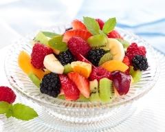 Recette coupe de salade de fruits