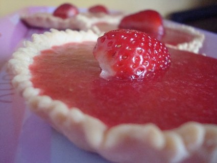Recette de tarte aux fraises légère