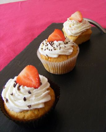 Recette de cupcakes citron fraise