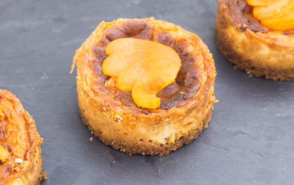 Mini cheesecake aux abricots