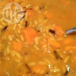 Recette soupe de patates douces et de riz sauvage – toutes les ...
