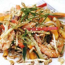Recette salade de riz à la chinoise – toutes les recettes allrecipes