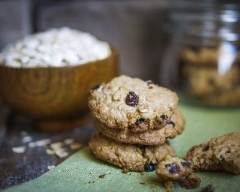Recette biscuits au gruau et raisins