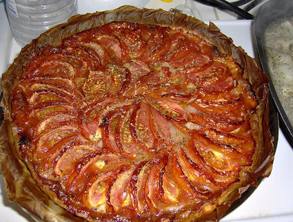 Recette de tarte à la tomate aux saveurs de provence