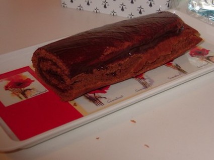 Recette de roulé bûche tout chocolat