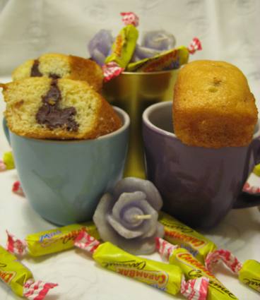 Recette mini cakes aux carambar (muffin dessert)