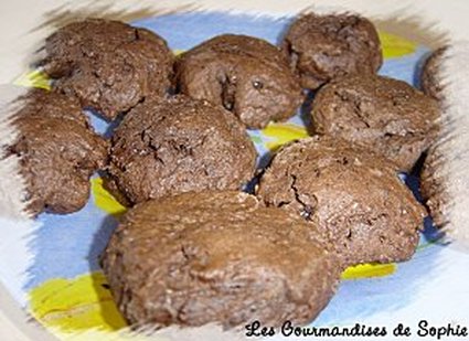 Recette de fudgy cookies, mi-cookies mi-brownies