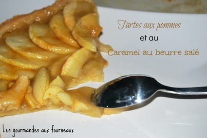 Recette tarte aux pommes et au caramel au beurre salé (tarte ...