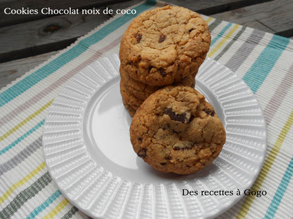 Recette cookies chocolat noix de coco (brownie)