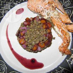 Recette pavés de saumon aux lentilles – toutes les recettes allrecipes