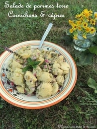 Recette de salade de pommes de terre, câpres et cornichons