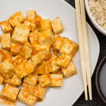 Tofu champignons curry