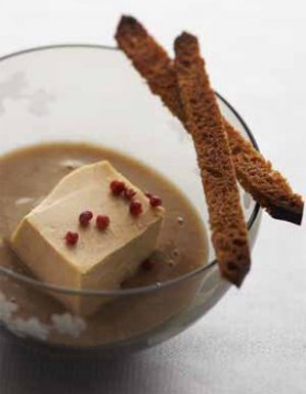 Velouté au foie gras pour 10 personnes