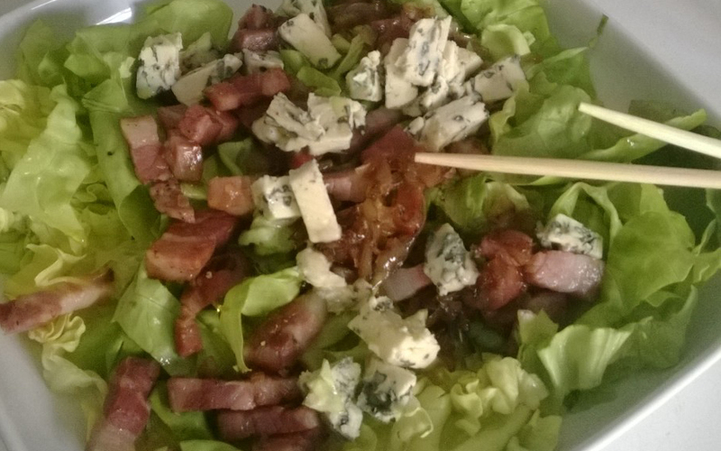 Recette salade de bleu et lardons pas chère et rapide > cuisine ...