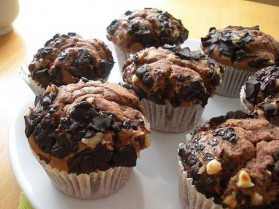 Muffins choco-noisettes pour 8 personnes
