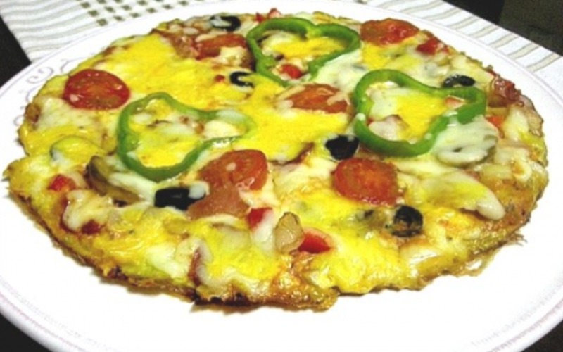 Recette pizza-omelette économique et rapide > cuisine étudiant