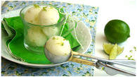 Recette de sorbet au citron vert, recette de christophe felder