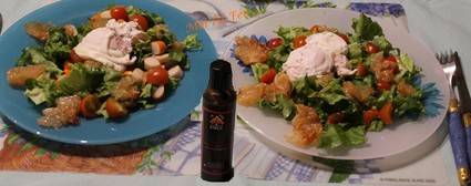 Recette de salade fraîcheur au pamplemousse