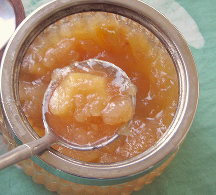 Recette de confiture de coings et poires au miel