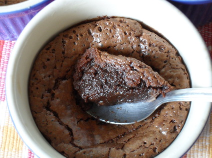 Recette de mi-cuits au chocolat noir sans farine