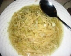 Recette soupe au chou-fleur avec petits spaghetti