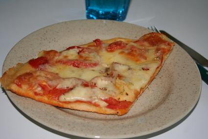 Recette de pizza express tomate-mozza