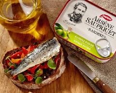 Recette tartines de sardine aux poivrons et à la tapenade