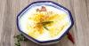 Recette de velouté de céleri rave au fromage blanc et au curry