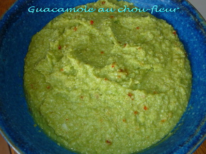 Recette de guacamole au chou-fleur
