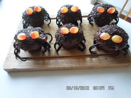 Recette de muffins araignées