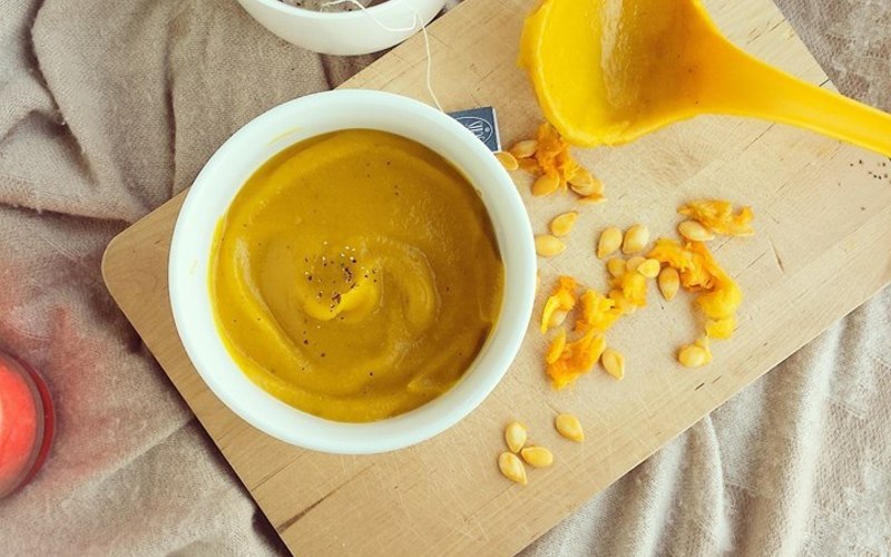 Recette potage sucré à la courge et aux carottes pas chère et ...