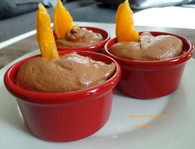 Recette mousse chocolat-orange (flan, mousse)