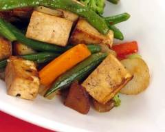 Recette sauté rapide au tofu et légumes