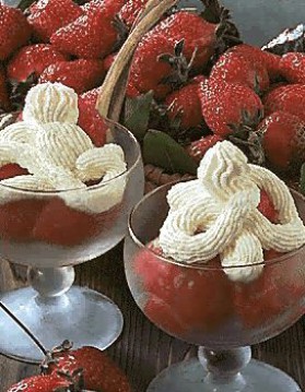 Sorbet aux fraises pour 4 personnes