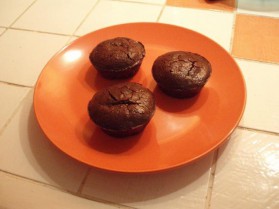 Muffins au chocolat pour 4 personnes