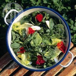 Recette panaché de salades du jardin aux œufs durs – toutes les ...