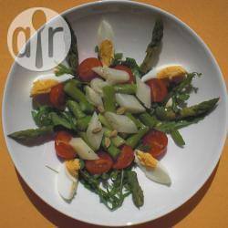Recette salade complète aux asperges blanches et vertes – toutes ...
